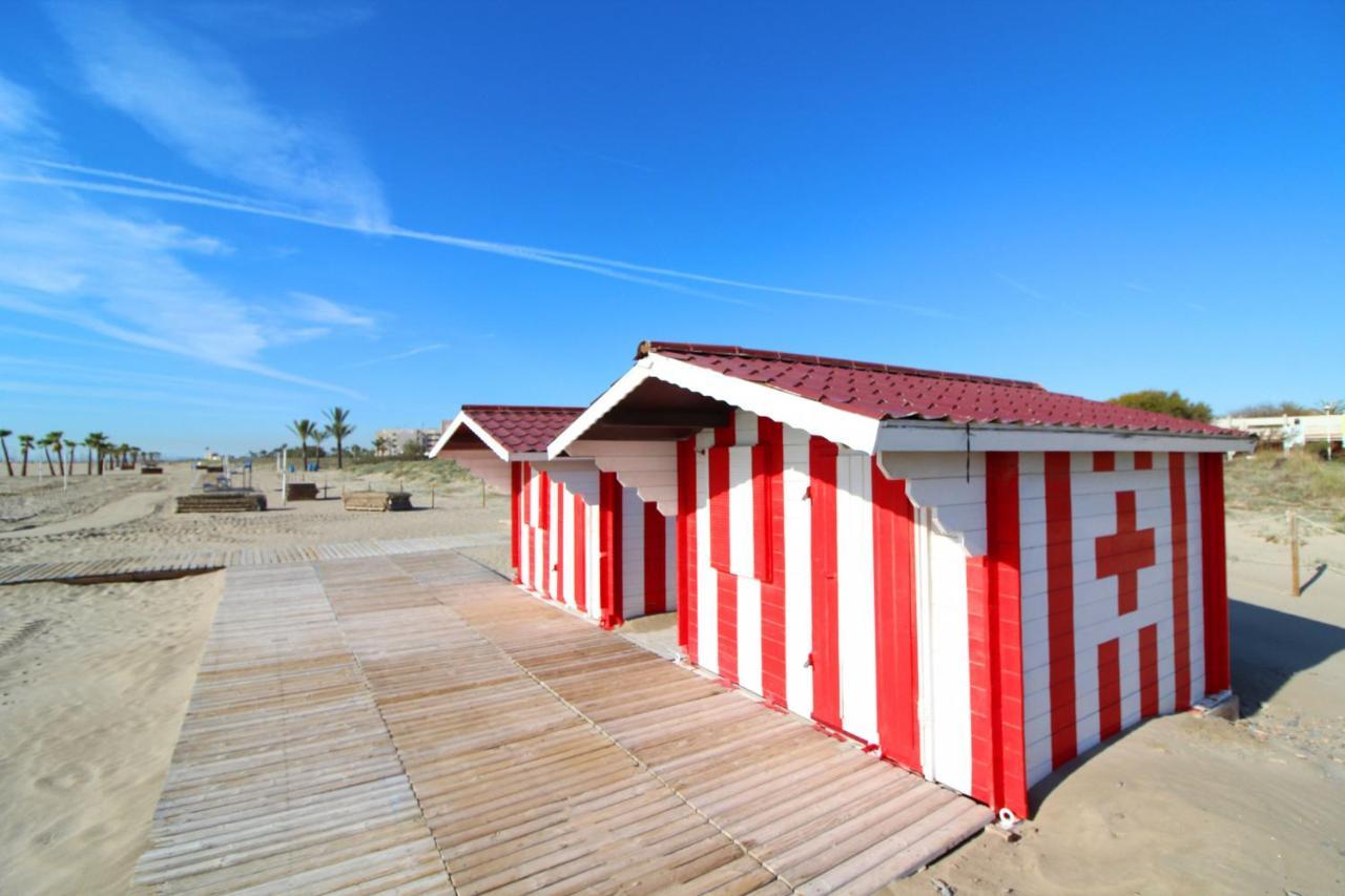 Global Properties, Apartamento Con Terraza Y Piscina A Un Paso De La Playa Canet d'En Berenguer Exterior photo