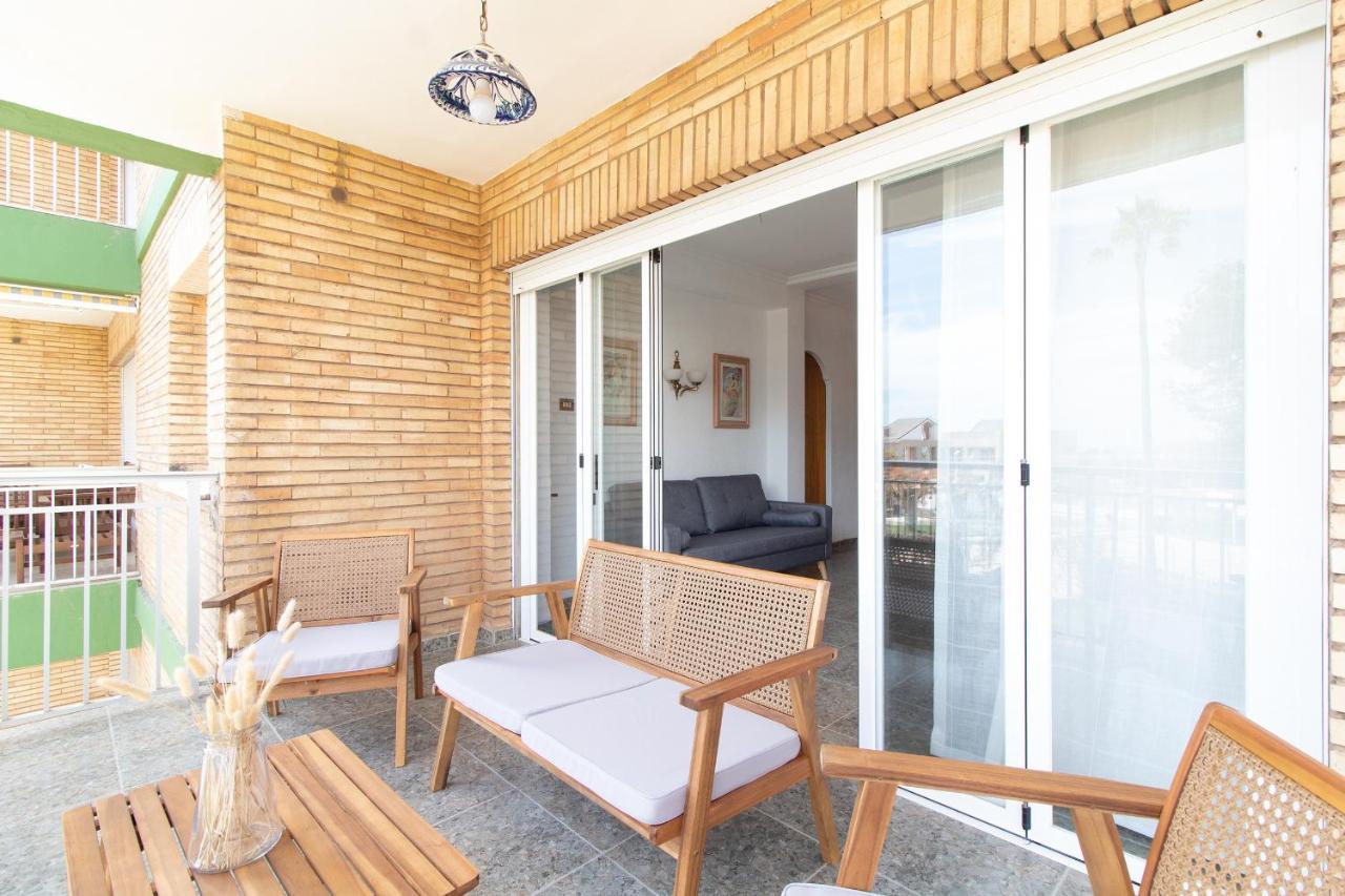 Global Properties, Apartamento Con Terraza Y Piscina A Un Paso De La Playa Canet d'En Berenguer Exterior photo